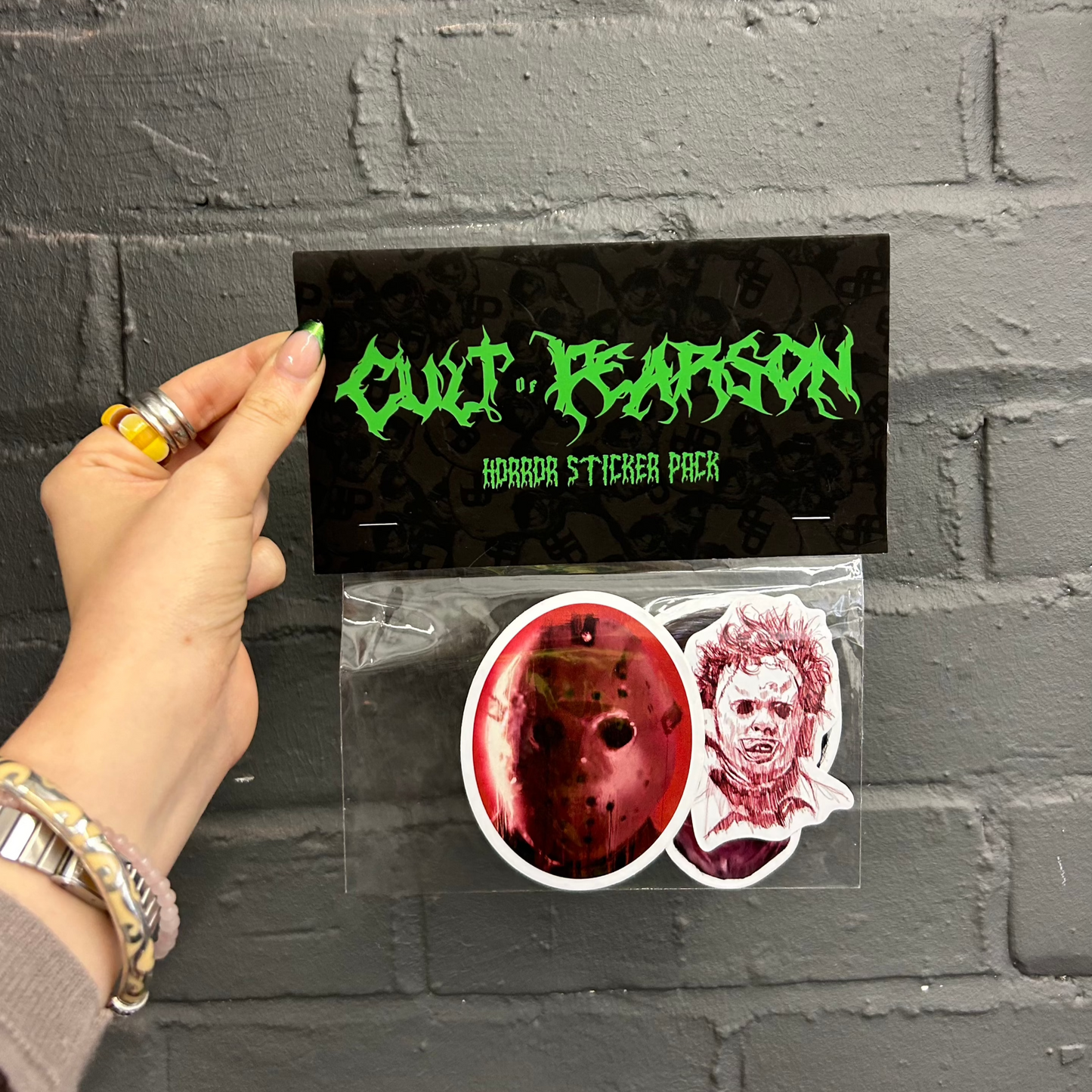 HORROR HEADS sticker pack